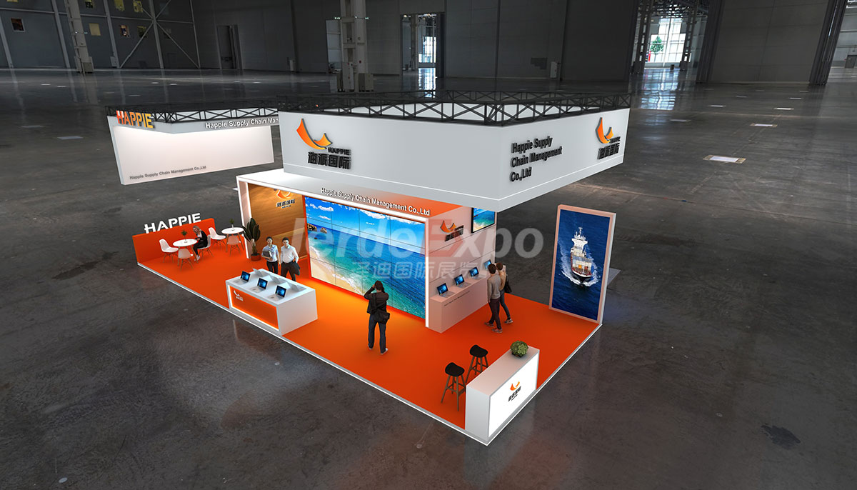 展臺布置效果圖 展臺布置效果圖