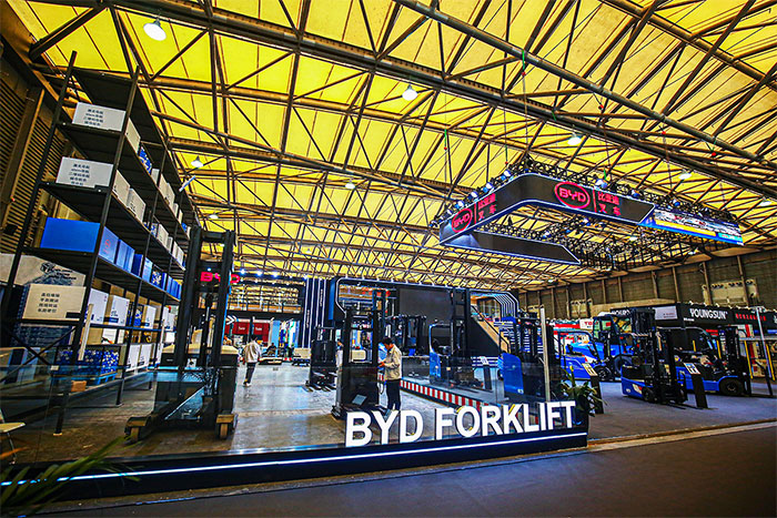 2023上海物流展640㎡展位展覽設(shè)計(jì)搭建