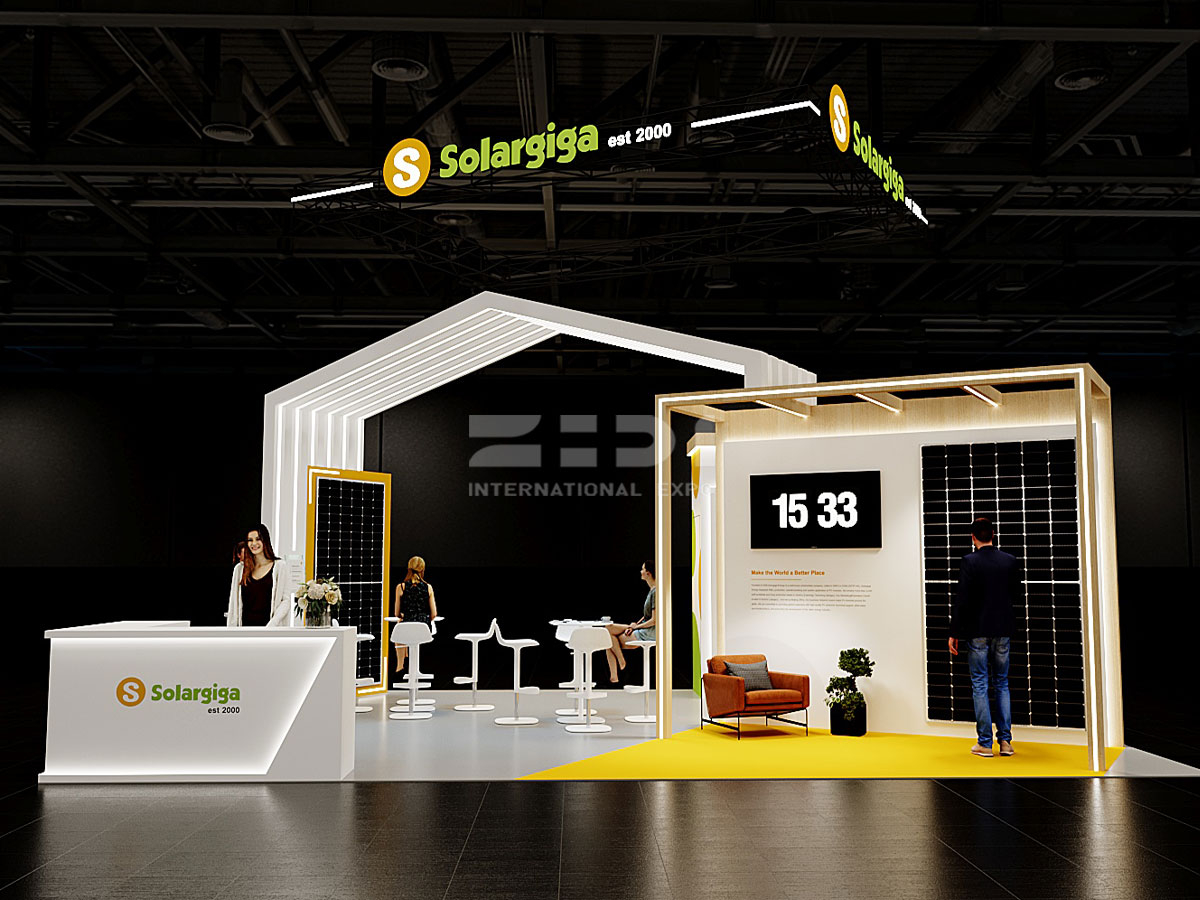 南非光伏能源展臺(tái)設(shè)計(jì)