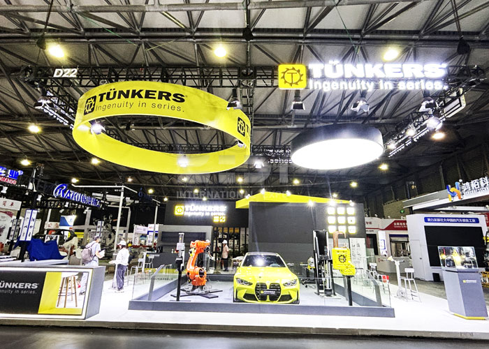 汽車展臺布置